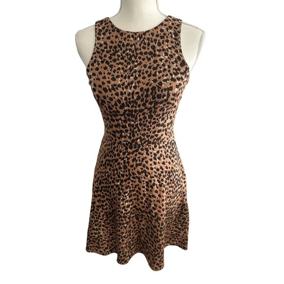 Mara Hoffman Dresses & Skirts - MARA HOFFMAN Animal Print A Line Skater Dress Size XS